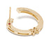 18kt yellow gold diamond Love in Verona earrings